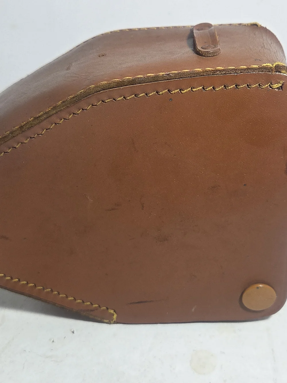 Vintage Bolex Paillard Brown Leather Camera Case - Made in England